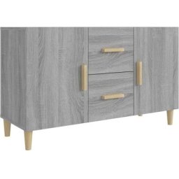 Buffet Sonoma gris 100x36x60 cm Bois d'ingénierie Vidaxl Sonoma gris