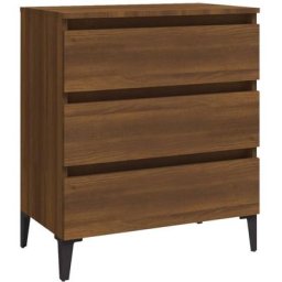 Buffet Chêne marron 60x35x69 cm Bois d'ingénierie Vidaxl Chêne marron
