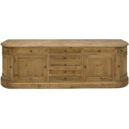 Buffet en bois recyclé Garance 225 cm - Marron