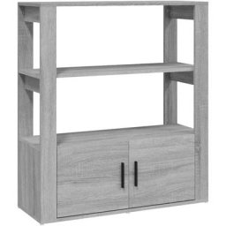 Buffet Sonoma gris 80x30x90 cm Bois d'ingénierie vidaXL - Sonoma gris