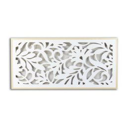 Wabihome - Tête de lit 145 cm Wabi Home en bois stratifié blanc