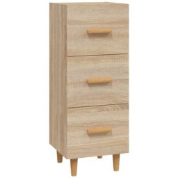 Buffet Chêne sonoma 34,5x34x90 cm Bois d'ingénierie