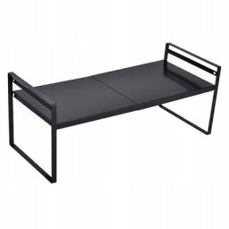 Étagère de Rangement Réglable Étagère de Cuisine en Métal Étagère Micro-Ondes 20x24cm Largeur