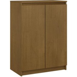 Buffet Marron miel 60x36x84 cm Bois de pin massif Vidaxl marron miel