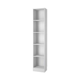 Base Étagère a 4 tablettes de rangement. Blanc