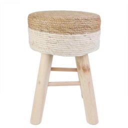 Tabouret Tresse Beige