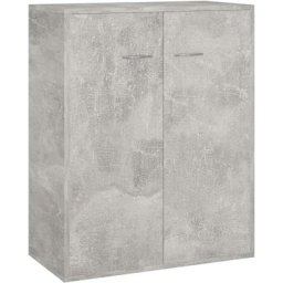 Buffet Gris béton 60 x 30 x 75 cm Aggloméré vidaXL - Gris béton