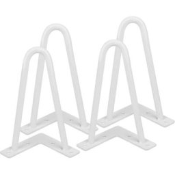 Hofuton Pied de Table en Métal Pied Meuble Haute Qualité 4PCS Pieds Epingle diy Pieds pour Table
