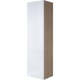 Design Ameublement - Armoire murale 1 porte Meuble de Rangement suspendu 40 x 165 x 29cm Sonoma mat