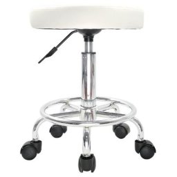 Kktoner - Tabouret réglable en Hauteur Rotatif Tabouret de Bar Tabouret de Travail en Cuir