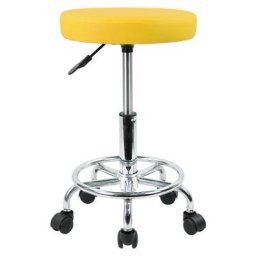 Kktoner - Tabouret réglable en Hauteur Rotatif Tabouret de Bar Tabouret de Travail en Cuir