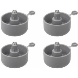 4x Pied de meuble réglable ajustable en plastique Meuble tv Canapé Buffet Armoire Table Lit Bureau