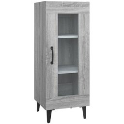 Buffet Sonoma gris 34,5x34x90 cm Bois d'ingénierie Vidaxl Sonoma gris