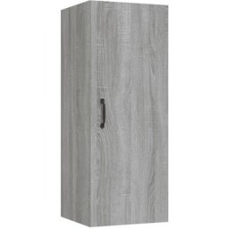 Armoire murale Sonoma gris 34,5x34x90 cm Bois d'ingénierie Vidaxl Sonoma gris