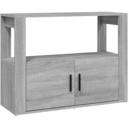 Buffet Sonoma gris 80x30x60 cm Bois d'ingénierie Vidaxl Sonoma gris