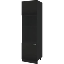 Colonne de cuisine pour micro-onde et four encastrable Lovia Noir Mat 2 portes l 60 cm Type de