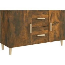 Buffet Chêne fumé 100x36x60 cm Bois d'ingénierie Vidaxl Chêne fumé