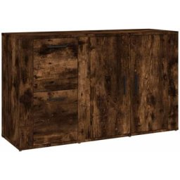 Buffet Chêne fumé 100x33x59,5 cm Bois d'ingénierie Vidaxl Chêne fumé