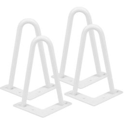 Hofuton Pieds de Table Hairpin Legs Support de Table 4 x Pieds de Table en Épingle à Cheveux Acier