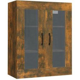 Armoire murale suspendue Chêne fumé 69,5x34x90 cm Vidaxl Chêne fumé