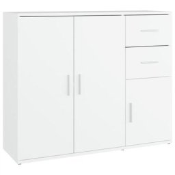 Buffet Blanc 91x29,5x75 cm Bois d'ingénierie Vidaxl Blanc