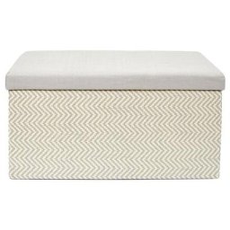 Banc coffre de rangement tressage Mirage - Gris