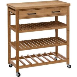 Desserte grand modèle 2 tiroirs Linha bambou - 5 five simply smart - Bambou
