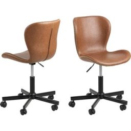 Bali Chaise de bureau, marron. - Marron