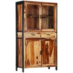Buffet 100x40x175 cm Bois massif de Sesham Vidaxl n/a