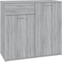 Buffet Sonoma gris 80x36x75 cm Bois d'ingénierie vidaXL - Sonoma gris