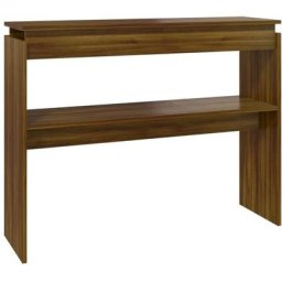 Table console Chêne marron 102x30x80 cm Bois d'ingénierie Vidaxl Chêne marron