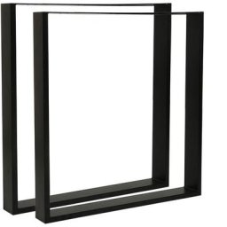 Skecten - Set of 2 Pieds de Table Pied de Meuble Rectangulaire Pied de Table à Manger avec