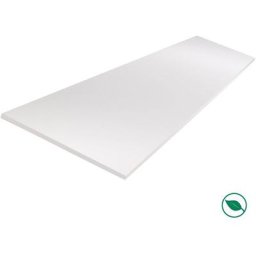 Tablette mélaminé blanc 1200 x 400 x 18 mm - pefc 75% .