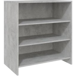 Buffet Gris béton 70x40,5x75 cm Aggloméré Vidaxl Gris béton