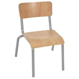 Chaise Ecolière Enfant Gris Home Deco Kids