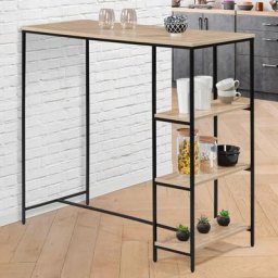 Table de bar detroit 2 à 4 personnes design industriel