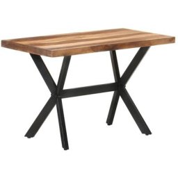 Table de salle à manger 120x60x75 cm Bois avec finition miel Vidaxl n/a