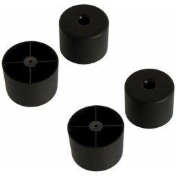 Cyclingcolors - 4x pied de meuble 45mm x 15mm canapé table fauteuil rond plastique