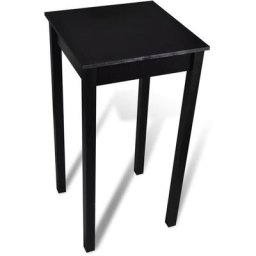 Table de bar Table haute de bar Noir mdf 55 x 55 x 107 cm 38443 - Noir