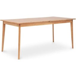 Table de salle à manger extensible en bois design scandinave 160/200CM - Blow Bois naturel - Bois