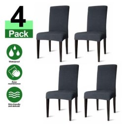 Randaco - 4X housses de chaise Chair Covers housse de chaise universelle étanche balançoire chaises
