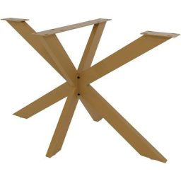 CLP - Pieds design Biloxi en Acier pour table à manger Style industriel Forme Araignée or m