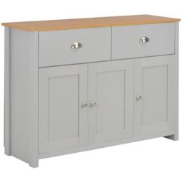 Buffet Gris 112 x 35 x 81 cm Vidaxl n/a