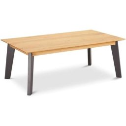 Seth Table basse 80x140 cm, chêne, gris.