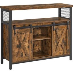 Buffet de salle à manger, Placard de cuisine, Meuble de rangement, 100 x 33 x 80 cm , portes de