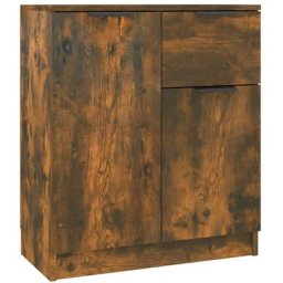 Buffet Chêne fumé 60x30x70 cm Bois d'ingénierie Vidaxl Chêne fumé