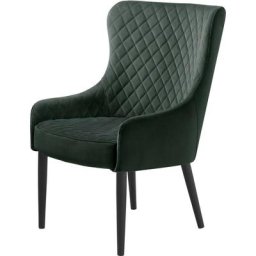 Otis Fauteuil en velours, vert. - Verte