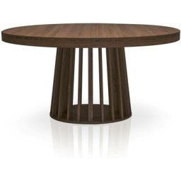 Table ovale extensible Eliza Bois noisette - Bois