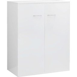 Buffet Blanc brillant 60x30x75 cm Aggloméré Vidaxl Blanc brillant