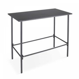 Table haute à manger en métal gris - Palavas - Gris